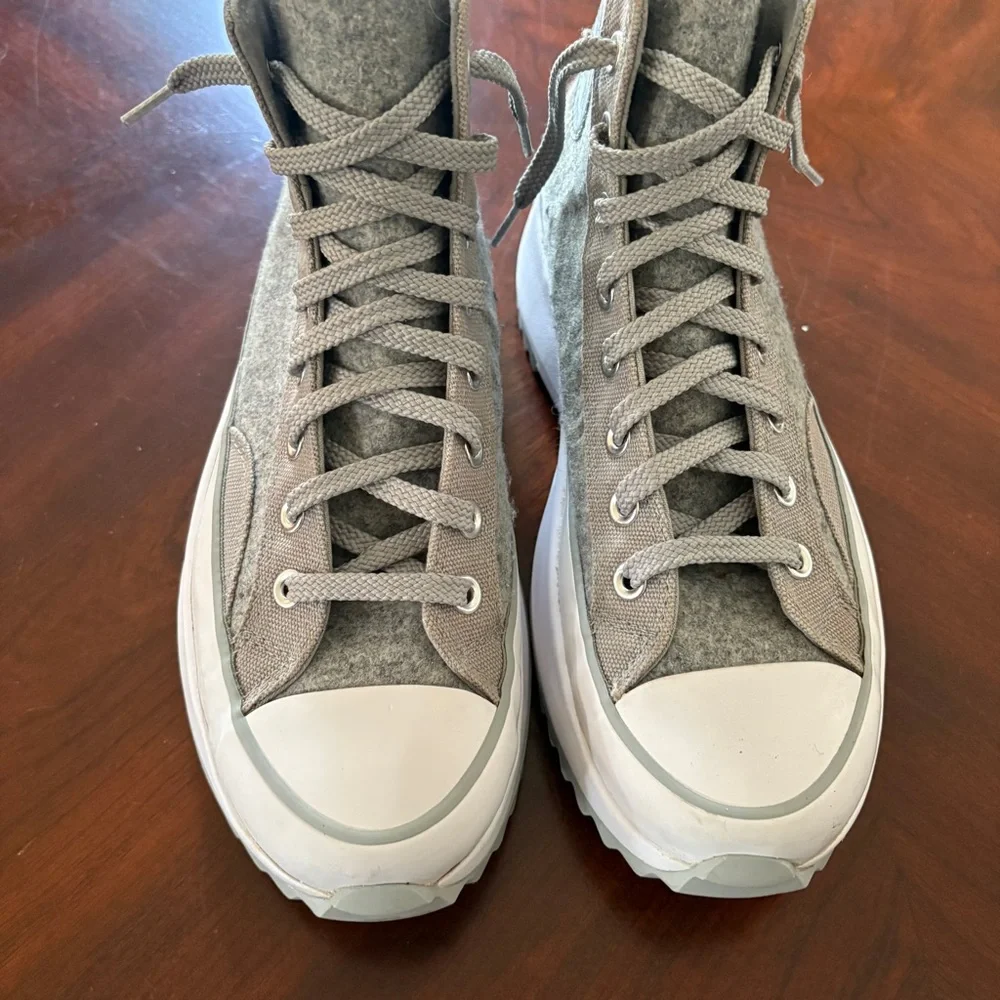 Converse Run Star Hike Chunky High Top Sneakers Unisex Womens 11 Mens 9.5 - Picture 9 of 16